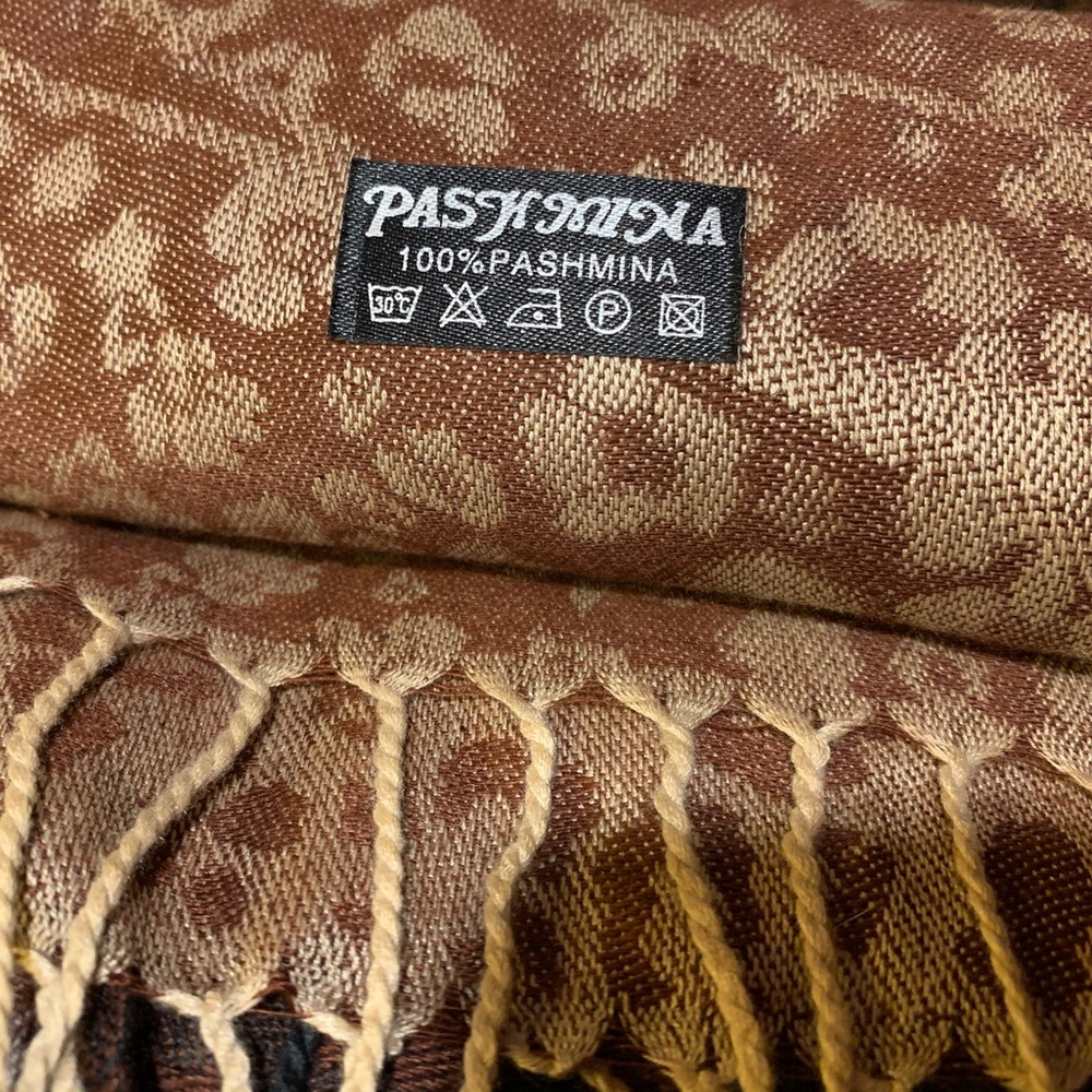 Pashmina three colors 100% pashmina - Picture 3 of 11